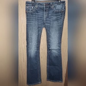 MissMe Miss Me signature-rise boot jeans size 30 inseam 34. See all photos.